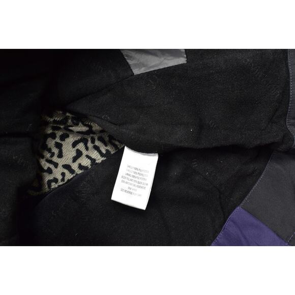 Calvin Klein Women's Medium Purple Puffer Jacket Down Full Zip Solid Polyester - Picture 4 of 7